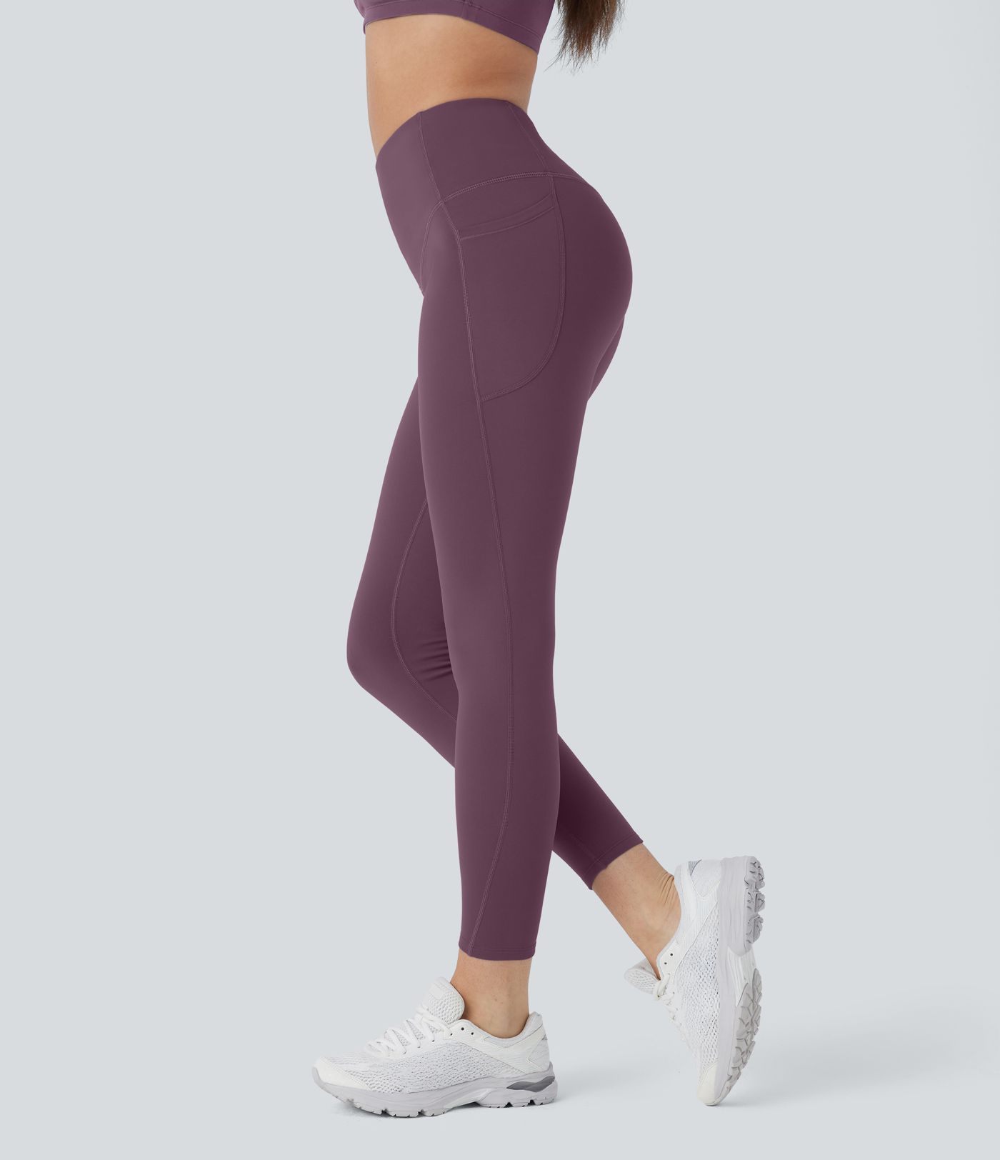 SoftlyZero™ Plush Thermal High Waisted Tummy Control Pocket Workout Leggings
