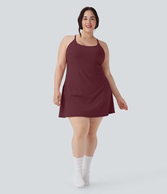 Softlyzero™ Plush Backless Active Plus Size Dress-Longer Length-Easy Peezy Edition