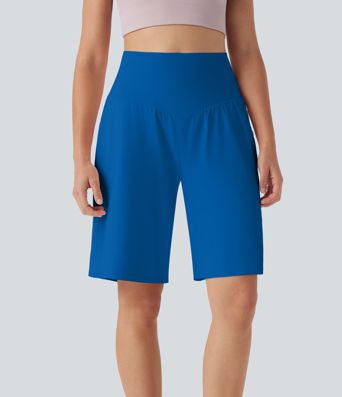 SoftlyZero™ Airy High Waisted Pockets Cool Touch Yoga Bermuda Shorts
