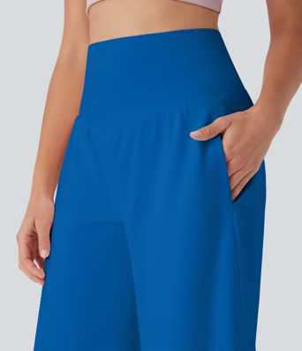 SoftlyZero™ Airy High Waisted Pockets Cool Touch Yoga Bermuda Shorts