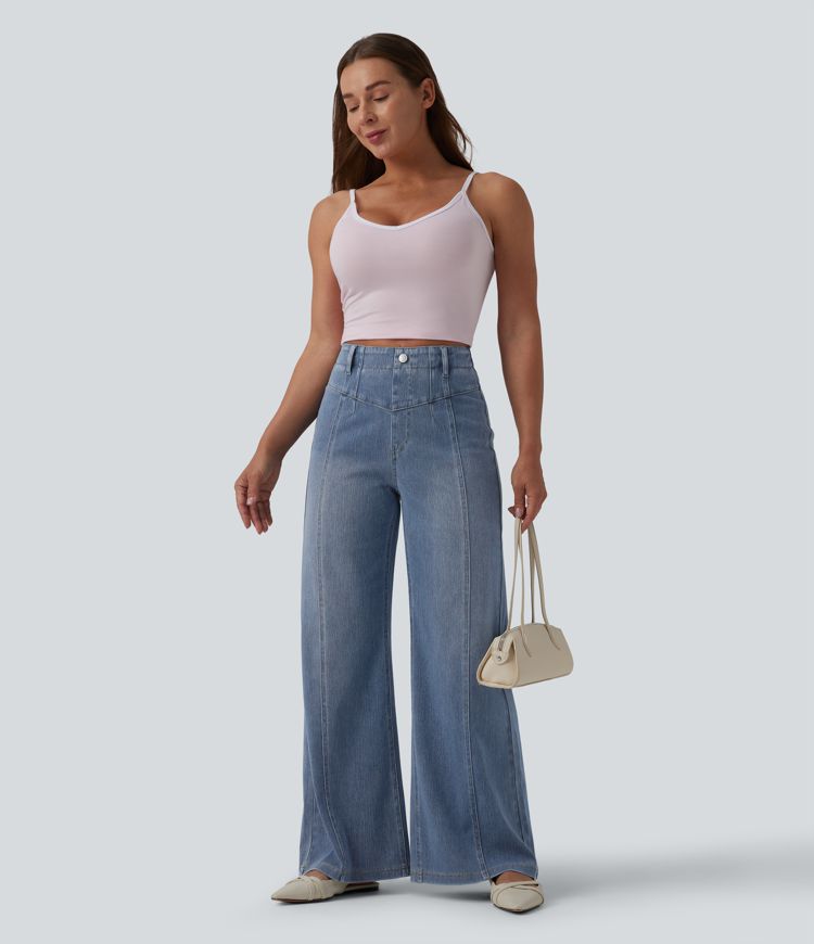 Halara Flex™ High Waisted Tummy Control Casual Jeans