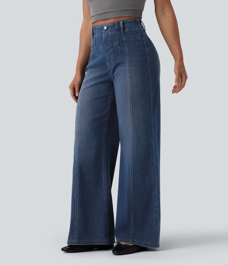 Halara Flex™ High Waisted Tummy Control Casual Jeans