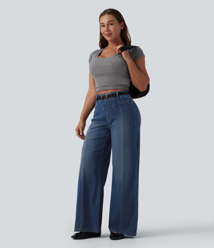 Halara Flex™ High Waisted Tummy Control Casual Jeans