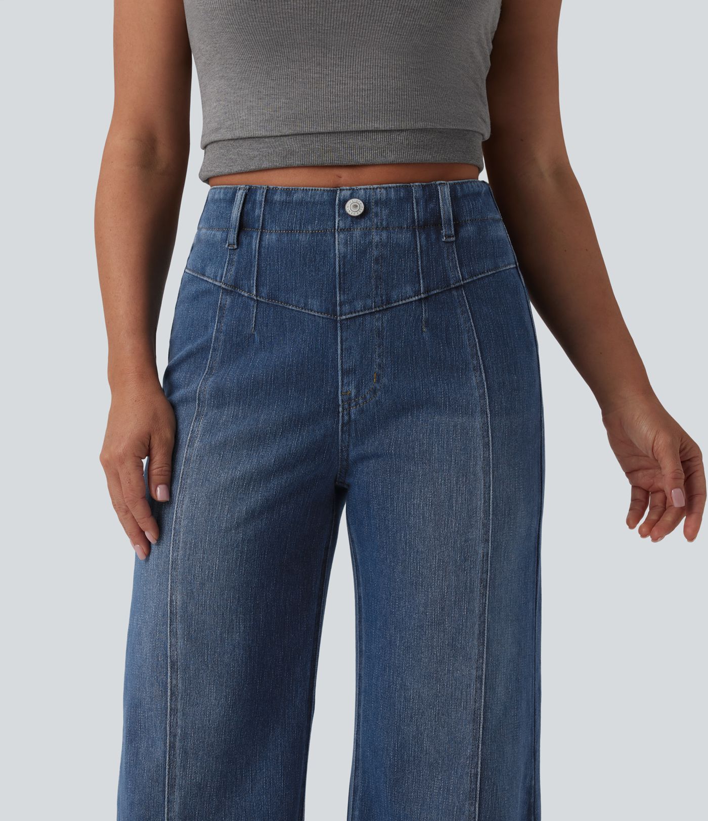 Halara Flex™ High Waisted Tummy Control Casual Jeans