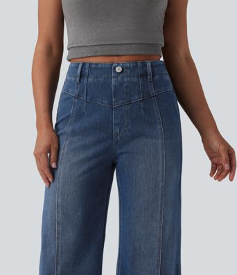 Halara Flex™ High Waisted Tummy Control Casual Jeans