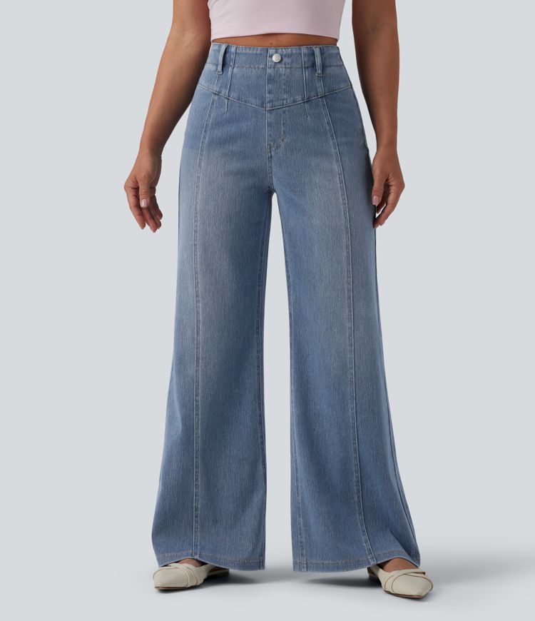 Halara Flex™ High Waisted Tummy Control Casual Jeans