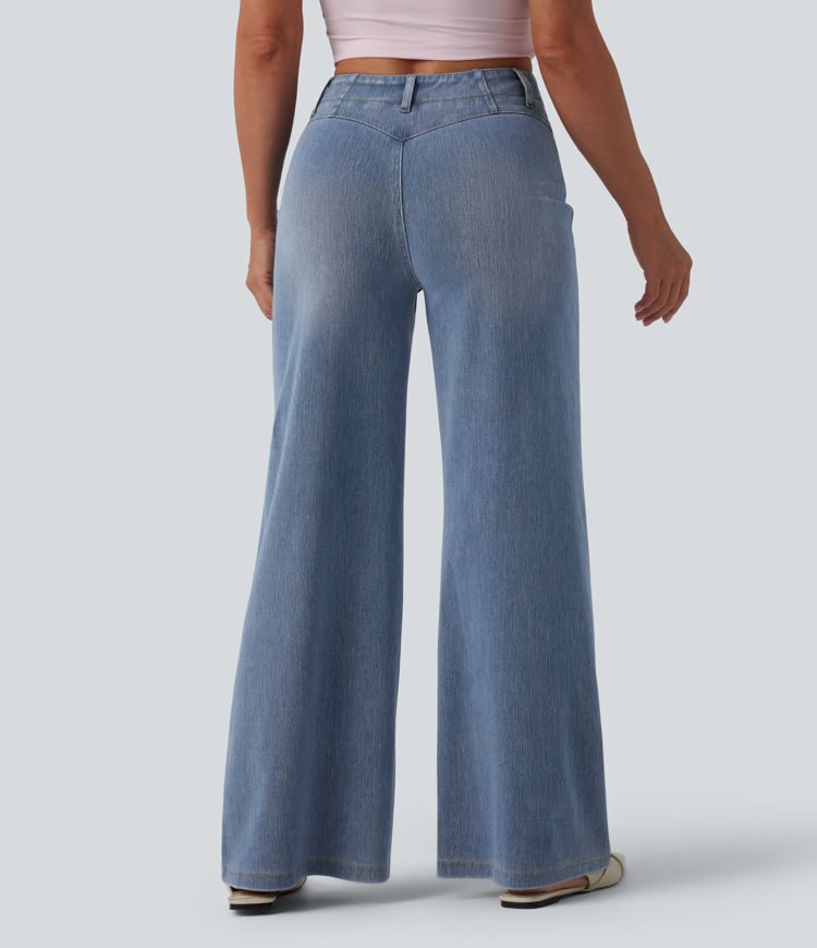 Halara Flex™ High Waisted Tummy Control Casual Jeans