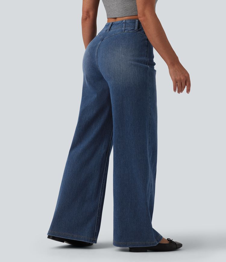 Halara Flex™ High Waisted Tummy Control Casual Jeans