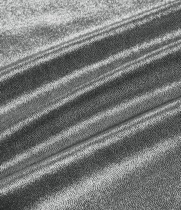 SoftlyZero™ Imiteret læder crossover bukser med lomme og folietryk, strækbare, afslappede