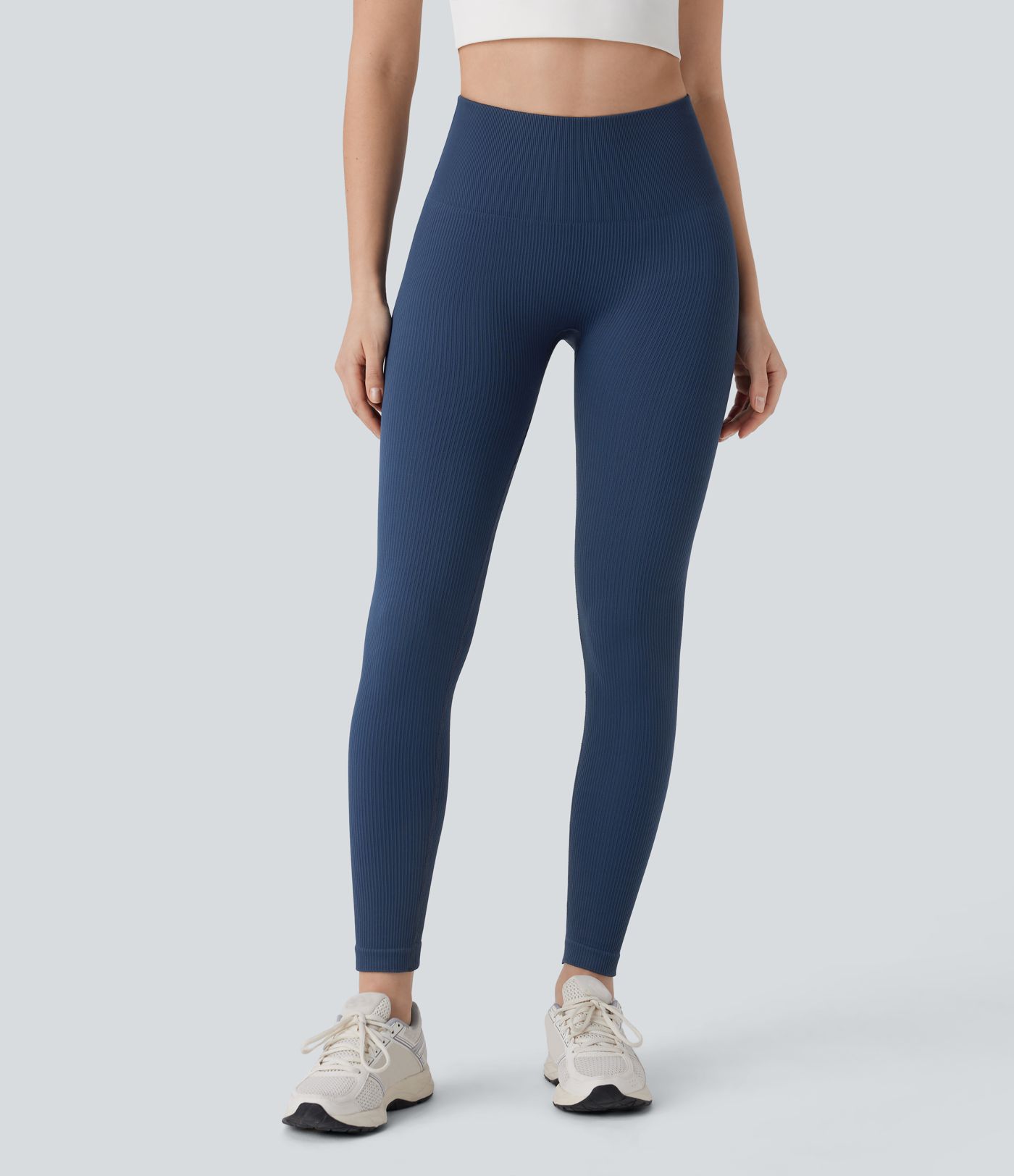 Seamless Flow High Waisted Tummy Control Butt Lifting 7/8 Yoga Leggings