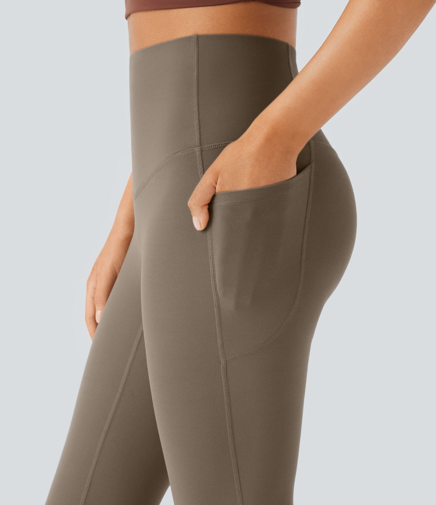 Halara UltraSculpt™ High Waisted Tummy Control Pocket Shaping Yoga Bootcut Leggings