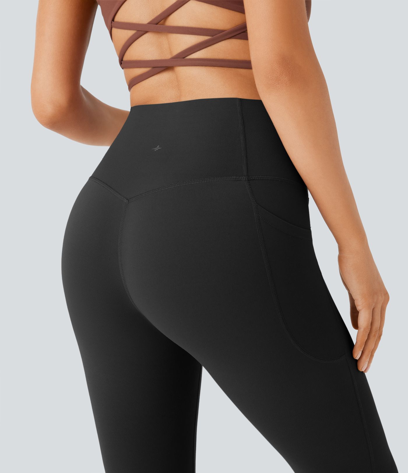 Halara UltraSculpt™ High Waisted Tummy Control Pocket Shaping Yoga Bootcut Leggings