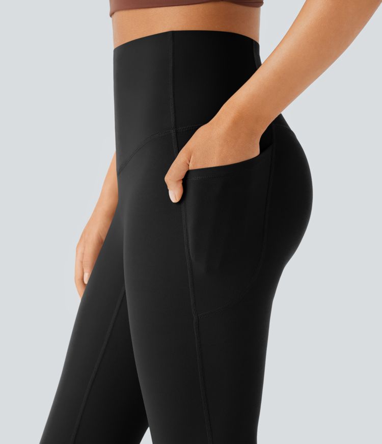 Halara UltraSculpt™ High Waisted Tummy Control Pocket Shaping Yoga Bootcut Leggings