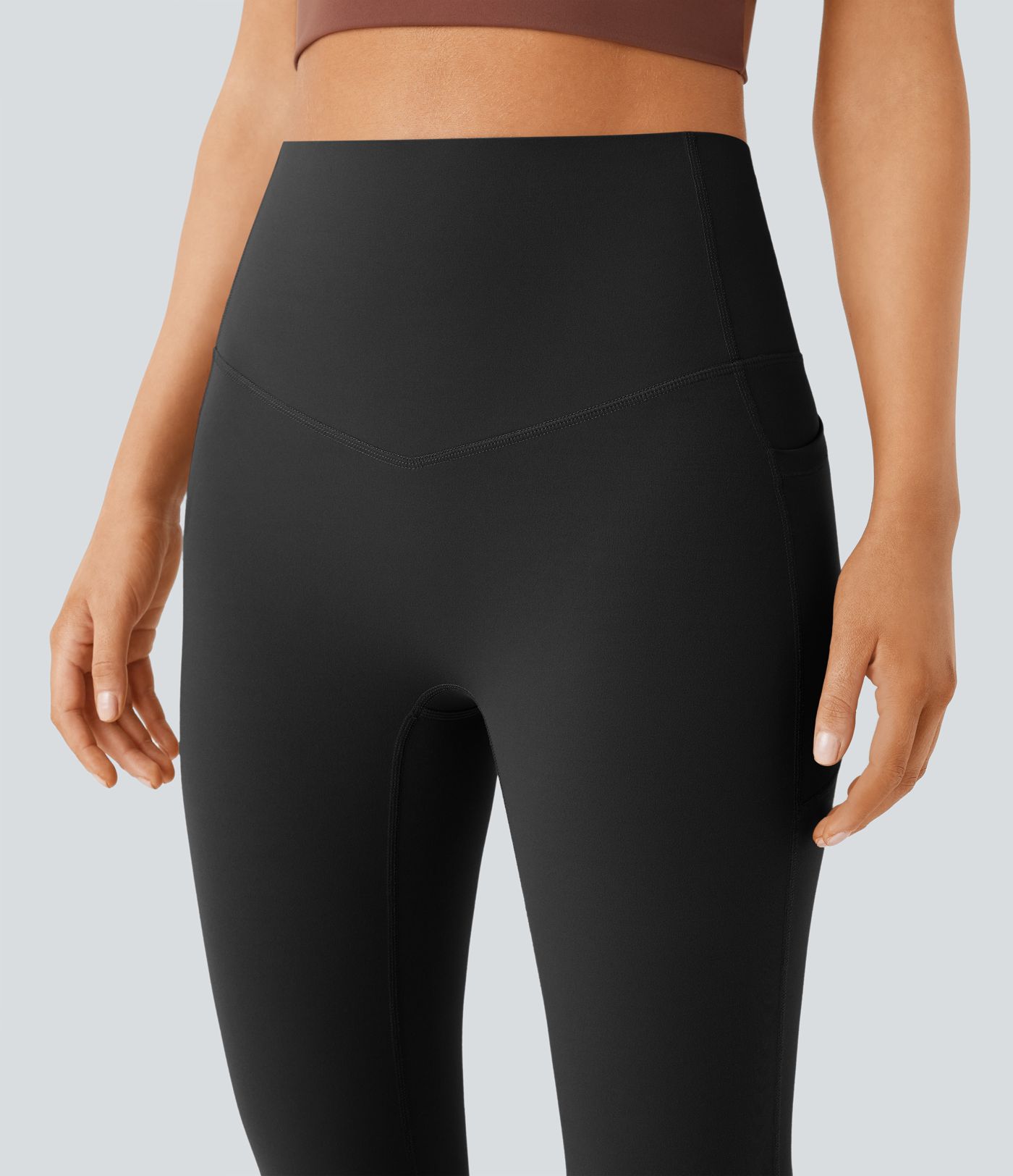 Halara UltraSculpt™ High Waisted Tummy Control Pocket Shaping Yoga Bootcut Leggings