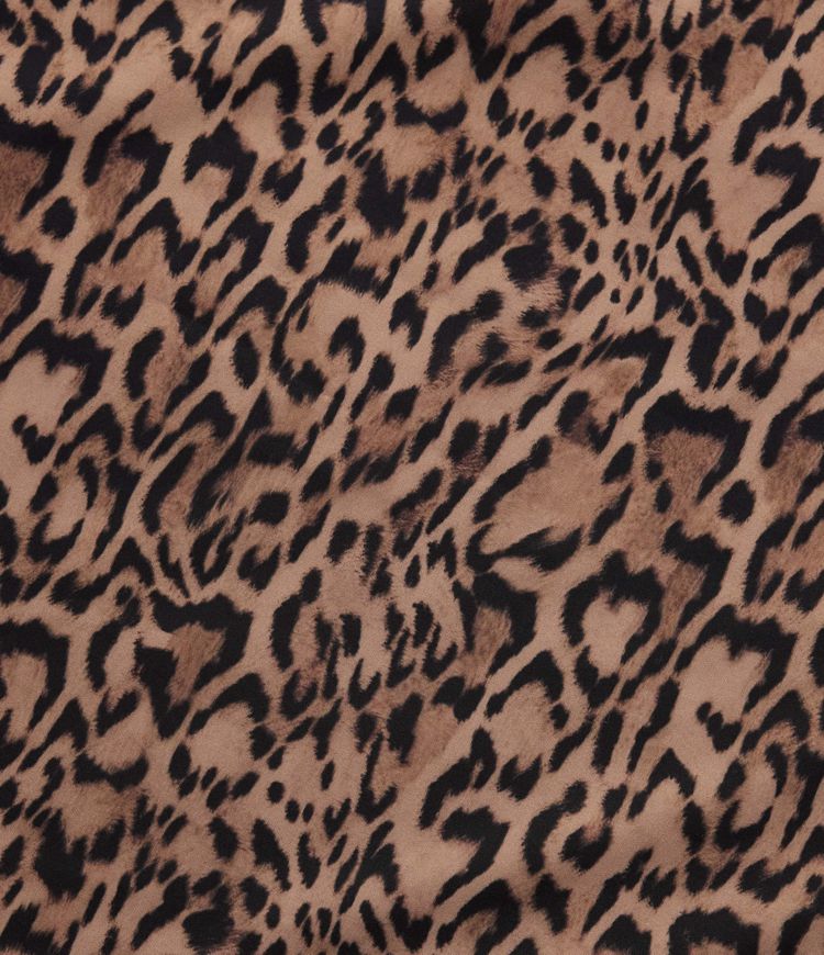 Racerback Sleeveless High Low Leopard Print Flowy Midi Resort Dress with Pockets