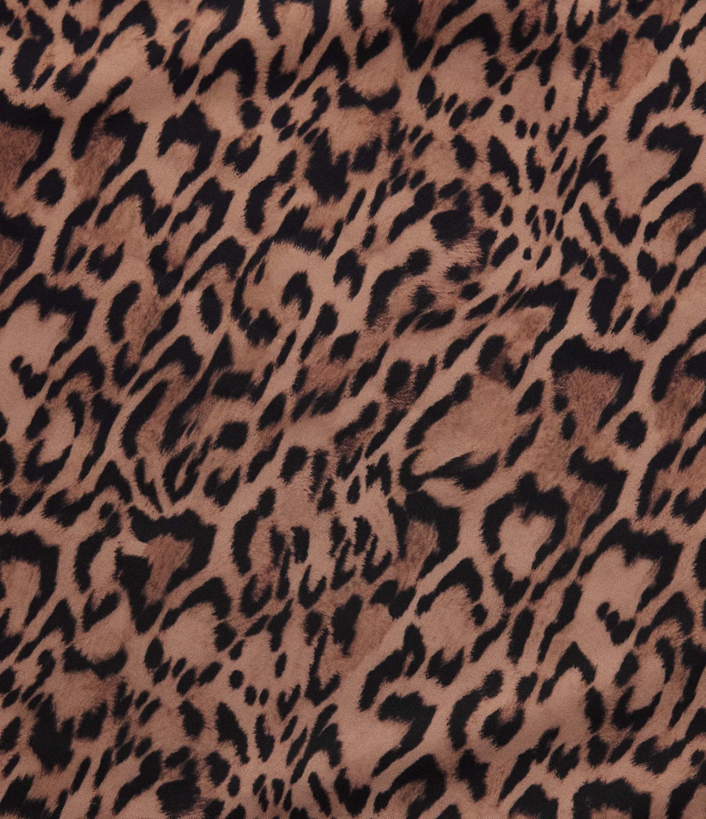 Robe longue fluide décontractée bretelles imprimé léopard avec poches