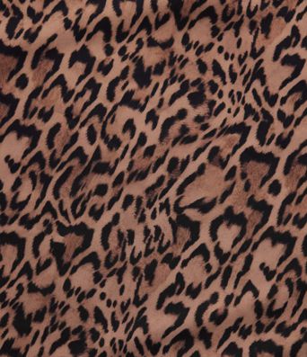 Robe longue fluide décontractée bretelles imprimé léopard avec poches