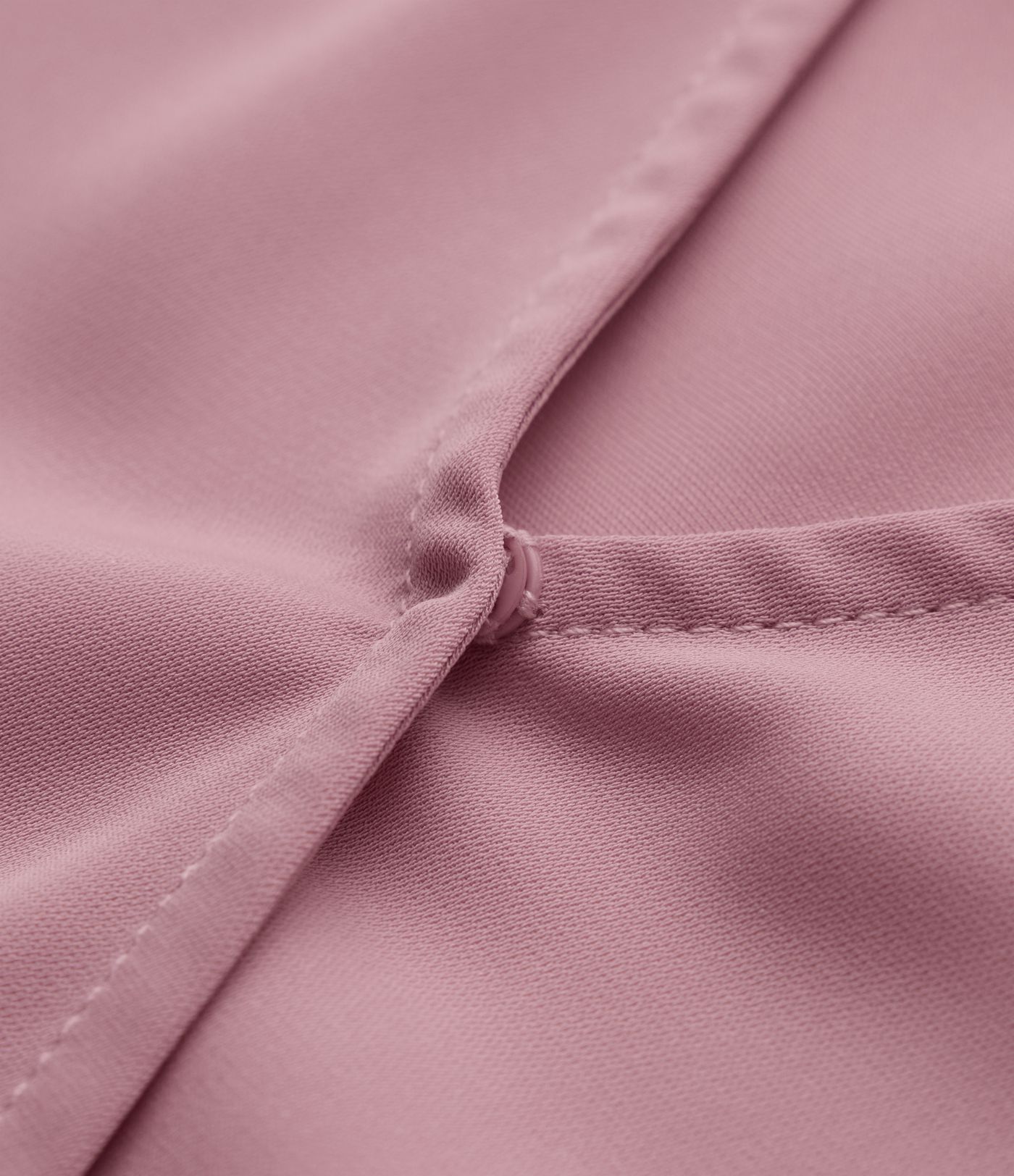 Wrinkle-resistant V-neck Snap Button Crossover Long Sleeve Relaxed Work Blouse