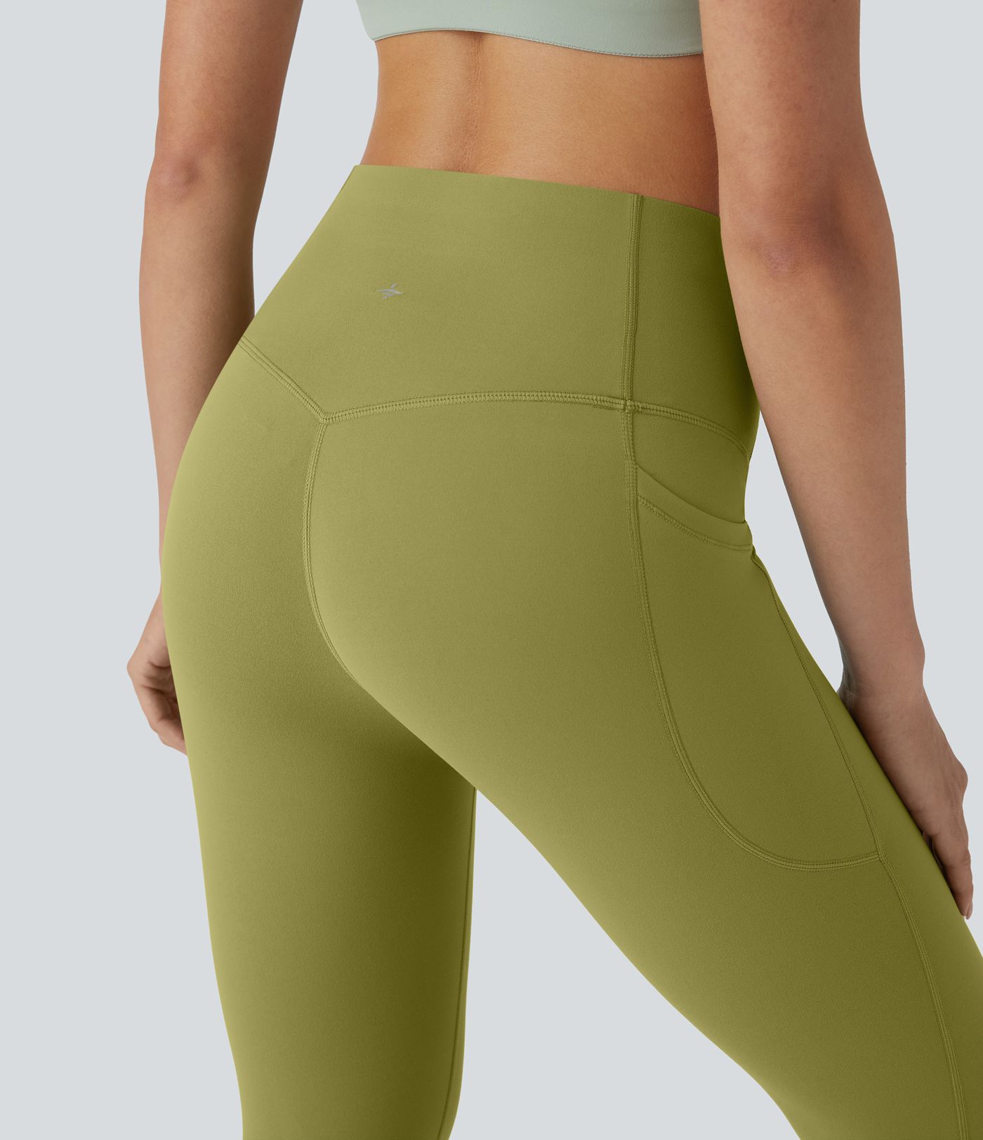 Halara UltraSculpt™ High Waisted Tummy Control Pedal Pusher Yoga Leggings with Pockets