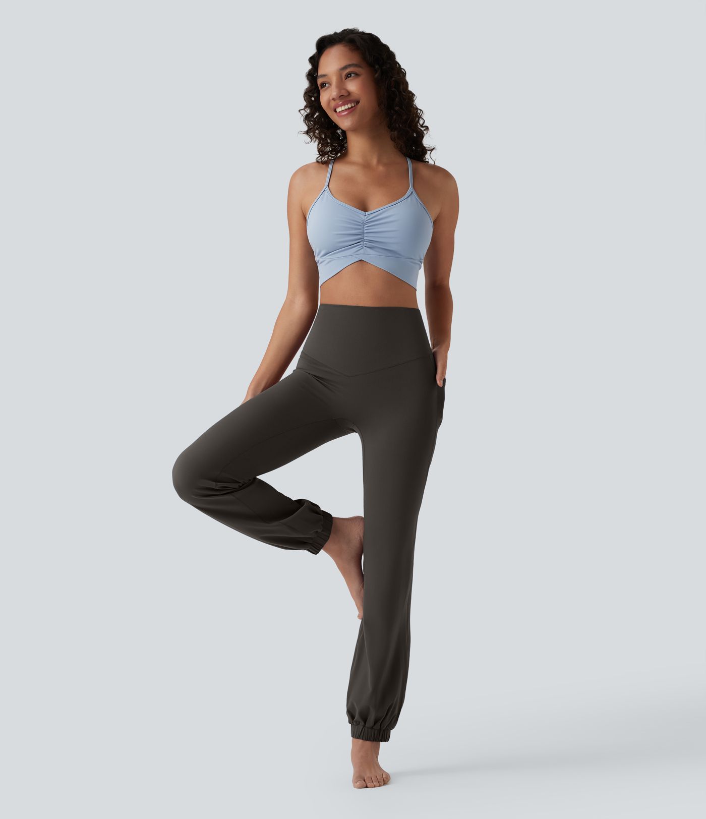 SoftlyZero™ - Joggers im Ballon-Stil mit hohem Bund, Gesäßtaschen und Bauchkontrolle