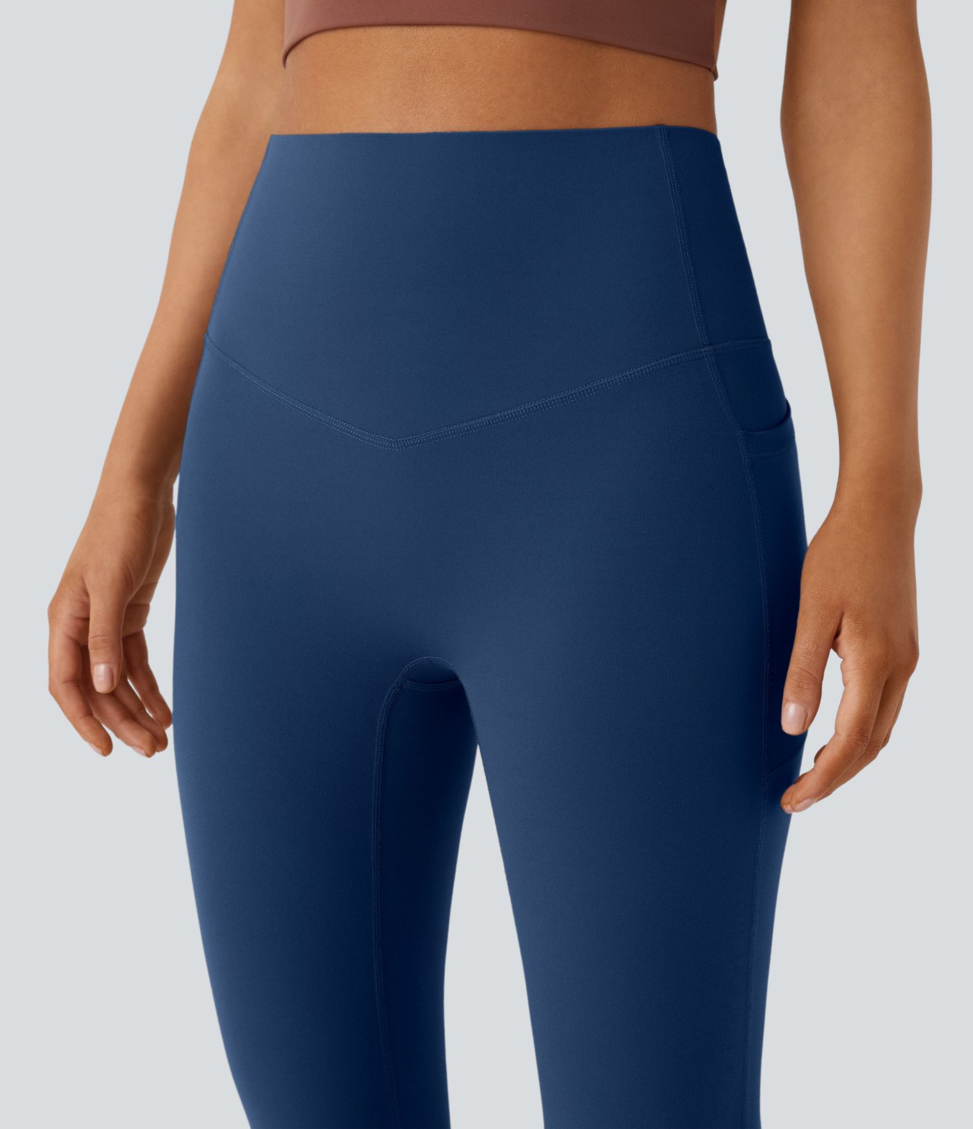 Halara UltraSculpt™ High Waisted Tummy Control Pocket Shaping Yoga Bootcut Leggings