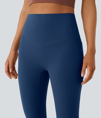 Halara UltraSculpt™ High Waisted Tummy Control Pocket Shaping Yoga Bootcut Leggings