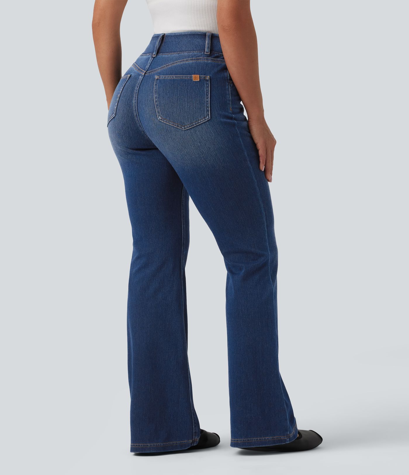 Halara Flex™ High Waisted Flare Casual Jeans with Pockets