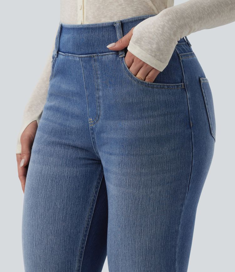 Halara Flex™ High Waisted Flare Casual Jeans with Pockets