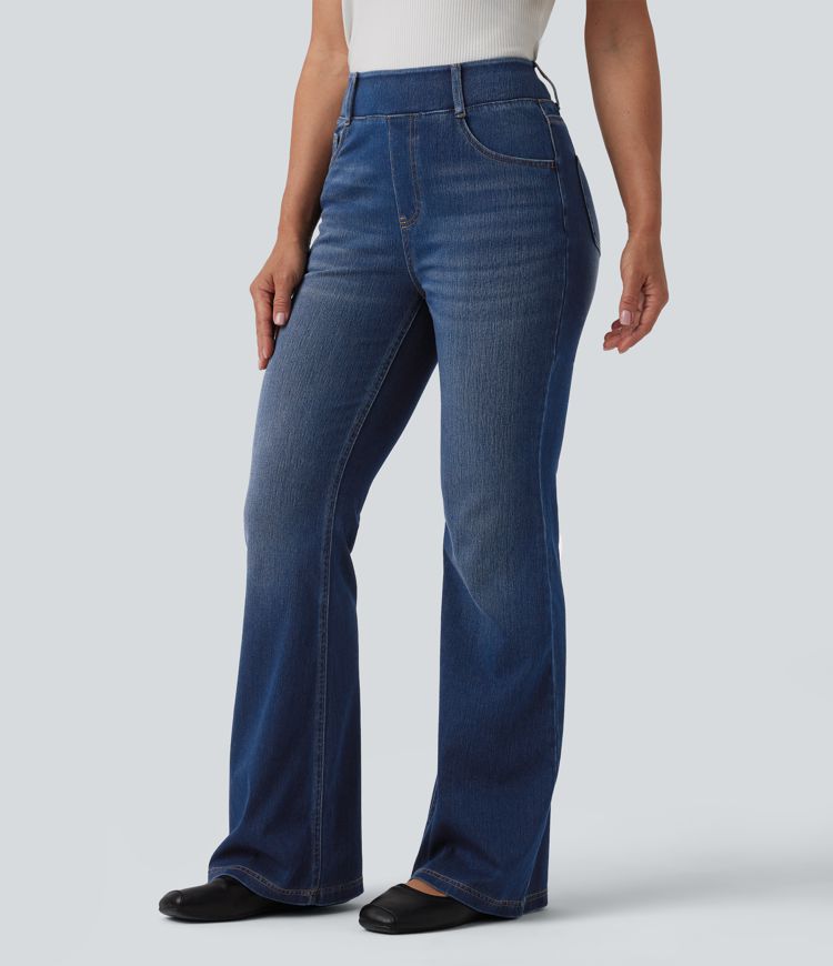 Halara Flex™ High Waisted Flare Casual Jeans with Pockets