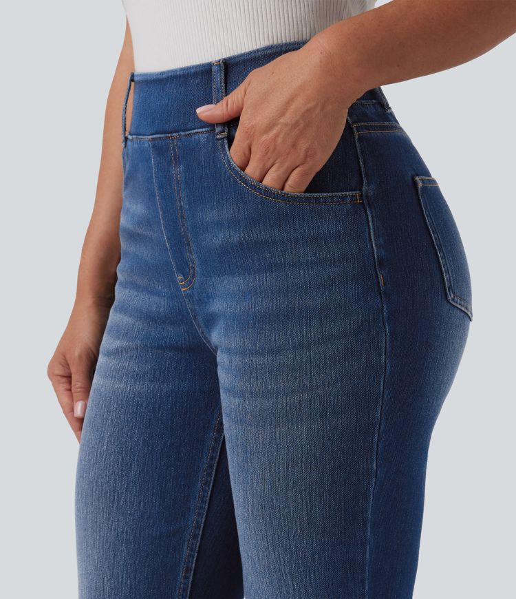 Halara Flex™ High Waisted Flare Casual Jeans with Pockets