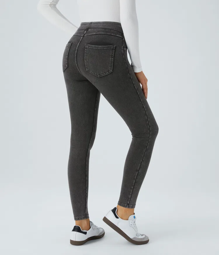 Halara Flex™ Denim Heat High Waisted Pocket Casual Leggings