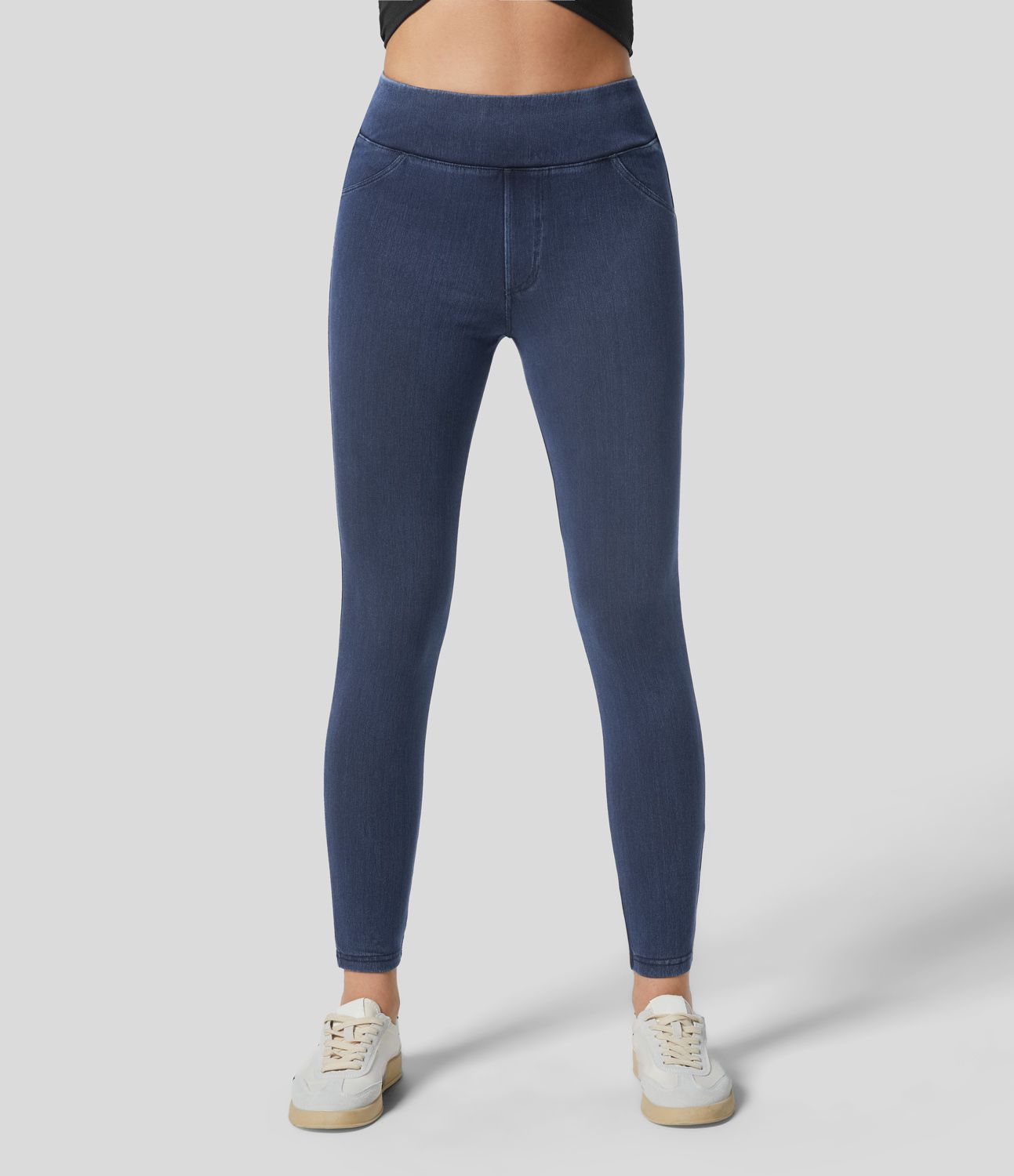 Legging en denim taille haute Halara Flex™ Denim Heat avec poches