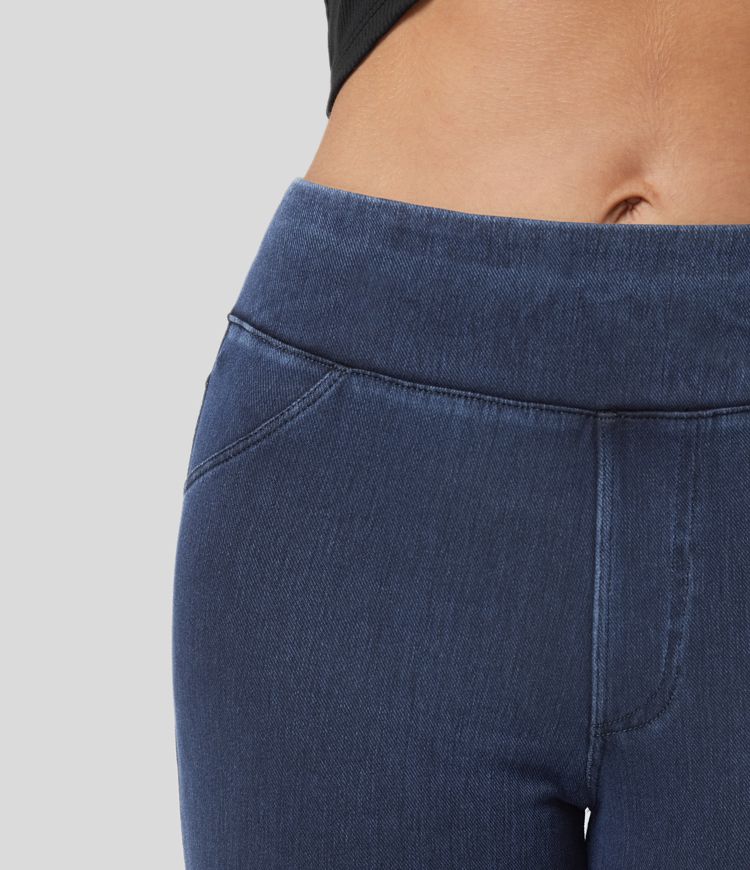 Legging en denim taille haute Halara Flex™ Denim Heat avec poches