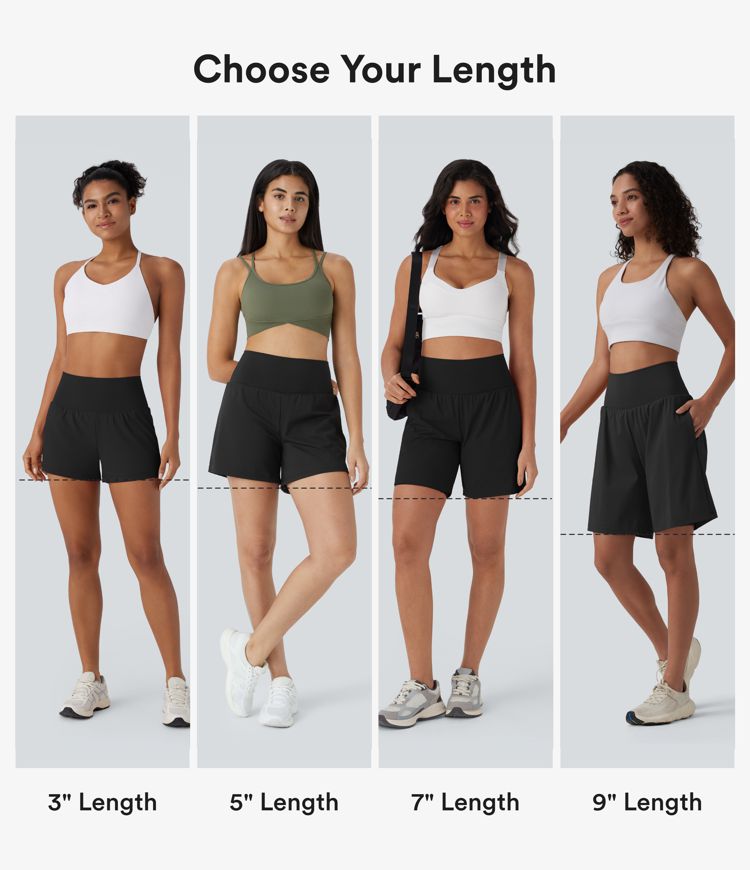 Softlyzero™ Airy Super High Waisted 2-in-1 Cool Touch Yoga Shorts 7" with Pockets