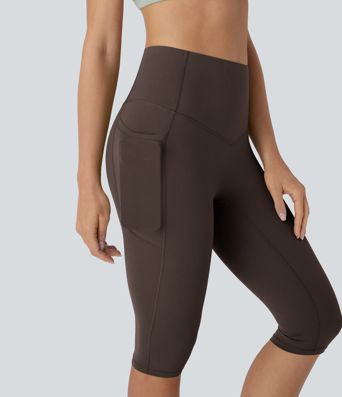 Halara UltraSculpt™ High Waisted Tummy Control Pedal Pusher Yoga Leggings with Pockets