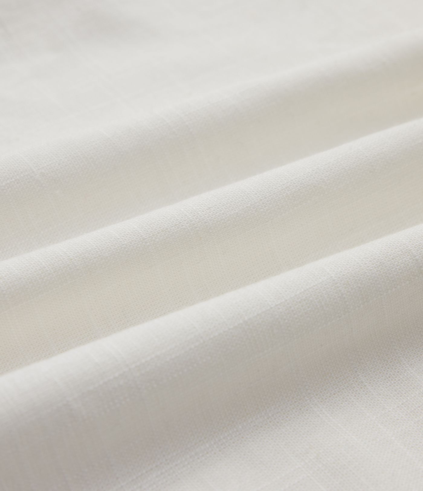 Collar Button Long Sleeve Curved Hem Casual Linen Shirt with Pockets