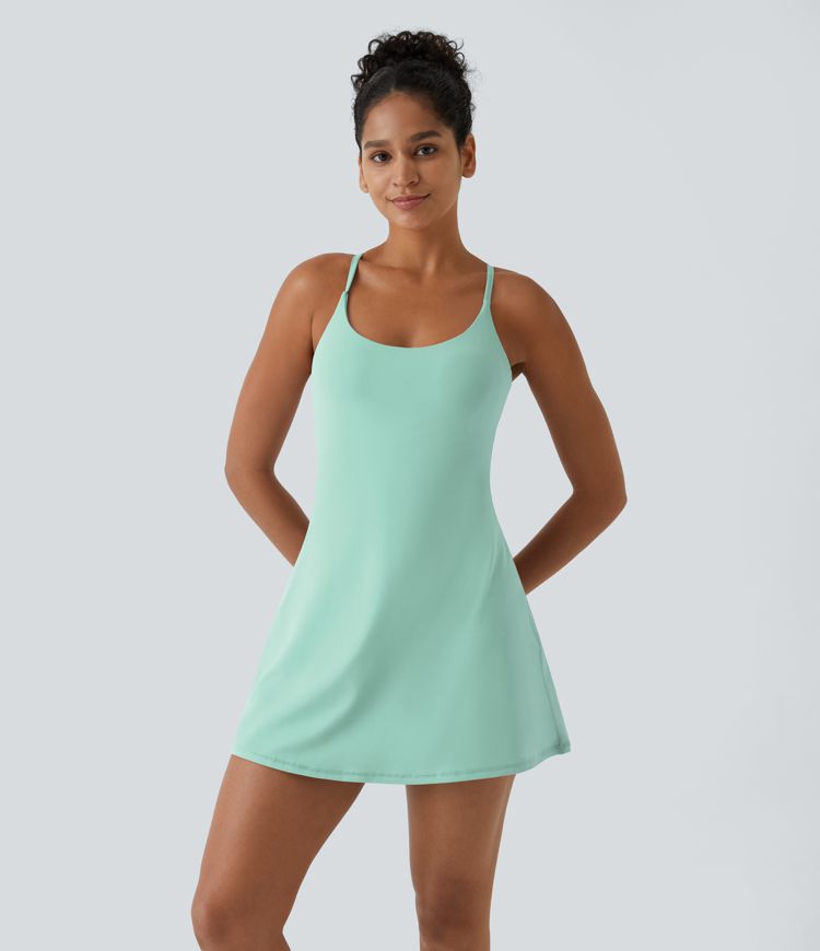 SoftlyZero™ Plush Backless Active Dress-Easy Peezy Edition
