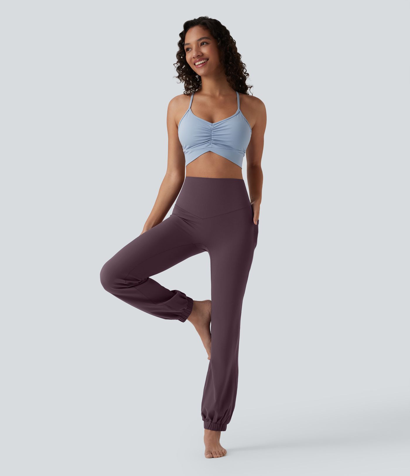 SoftlyZero™ - Joggers im Ballon-Stil mit hohem Bund, Gesäßtaschen und Bauchkontrolle