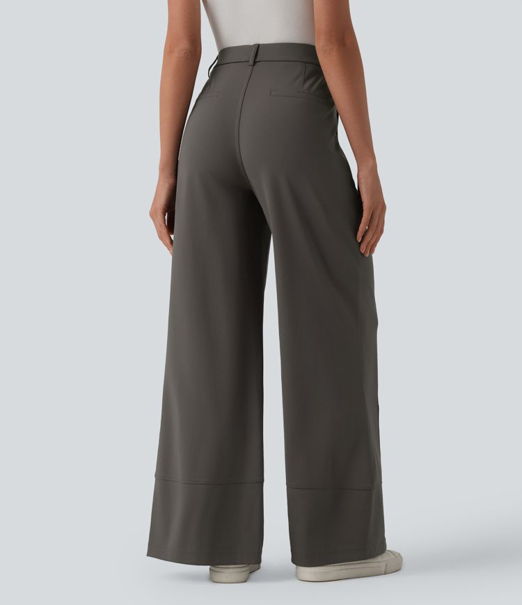 Halara Flex™ DayStretch High Waisted Straight Leg Work Pants with Pockets