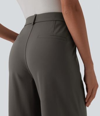 Halara Flex™ DayStretch High Waisted Straight Leg Work Pants with Pockets
