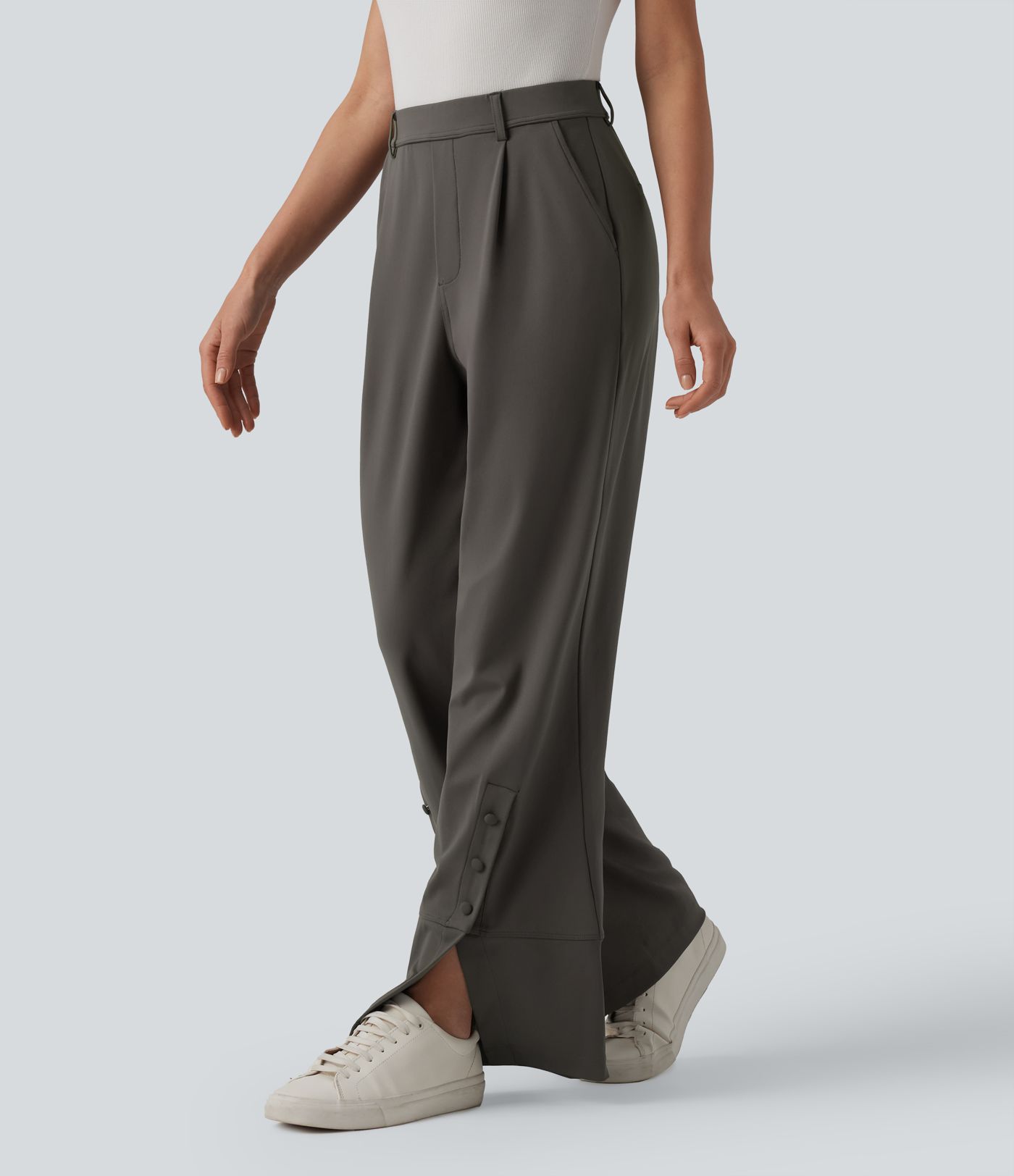 Halara Flex™ DayStretch High Waisted Straight Leg Work Pants with Pockets