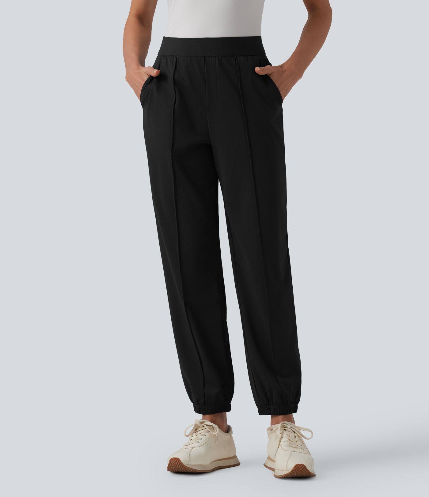 Mid Rise Quick Dry Golf Joggers with Pockets-UPF40+