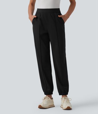 Mid Rise Quick Dry Golf Joggers with Pockets-UPF40+