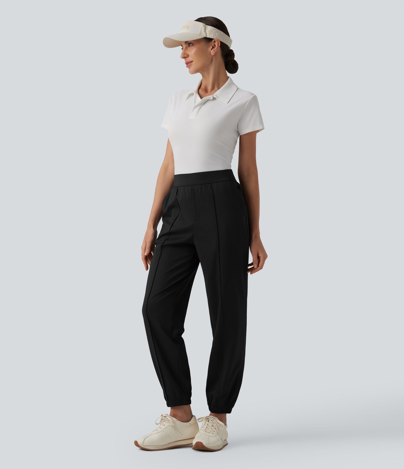 Mid Rise Quick Dry Golf Joggers with Pockets-UPF40+