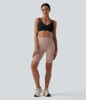 SoftlyZero™ Airy Low Support Double Straps Backless Cool Touch Yoga Sports Bra-UPF50+