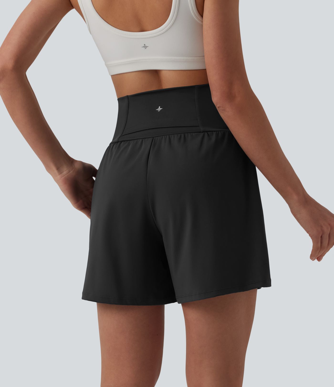 SoftlyZero™ Airy Short yoga taille haute toucher frais avec poches 12,5 cm