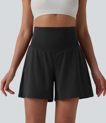 SoftlyZero™ Airy Short yoga taille haute toucher frais avec poches 12,5 cm