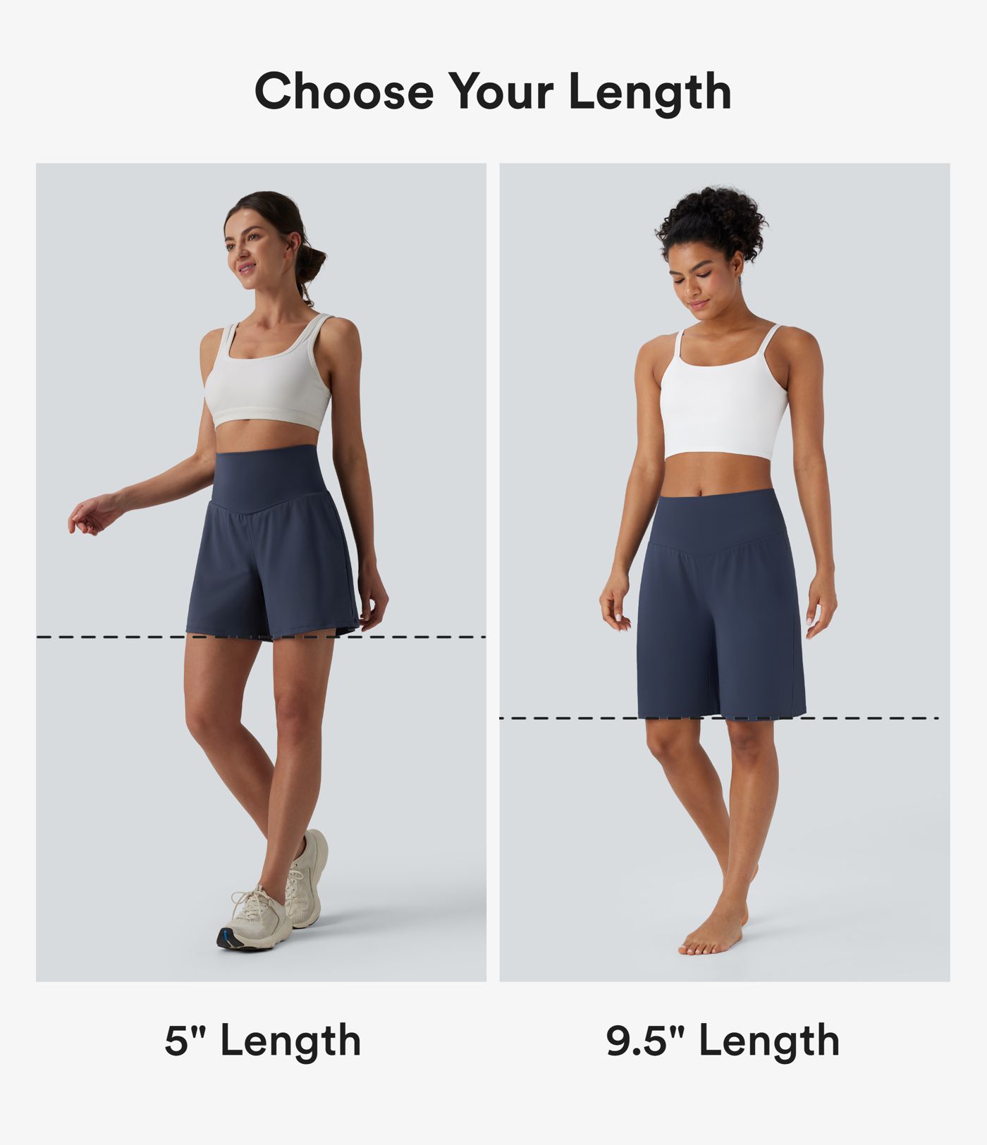 SoftlyZero™ Airy High Waisted Pockets Cool Touch Yoga Bermuda Running Shorts