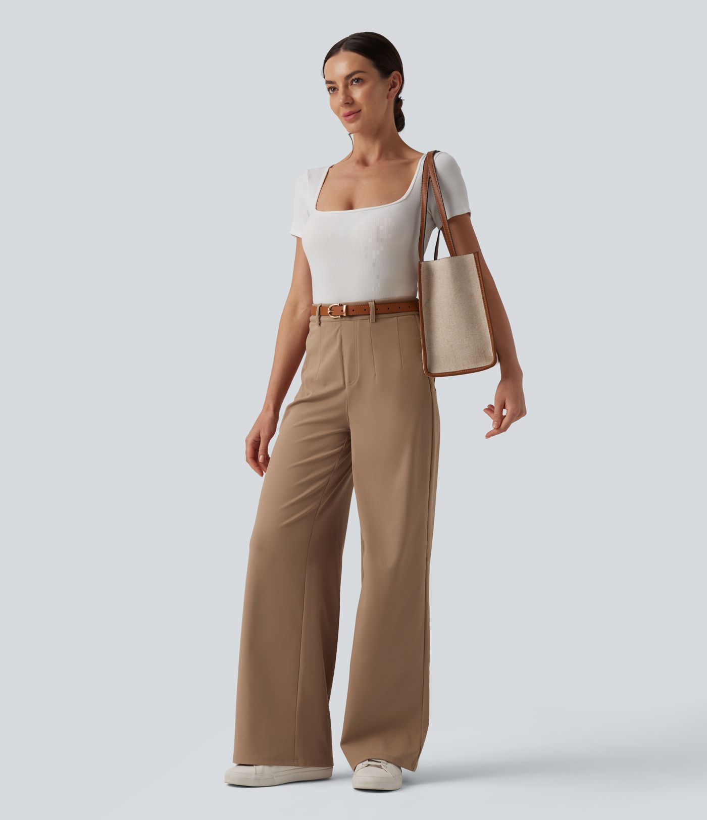 Pantalon tailleur gainant taille haute Halara Flex™ DayStretch avec poches