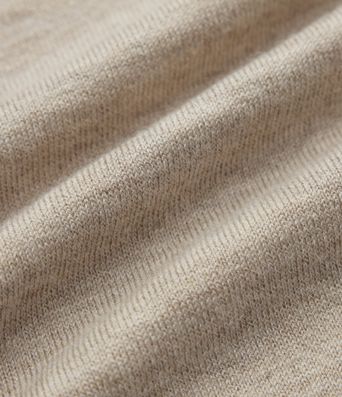 Round Neck Short Sleeve Slim Work Silk-Wool Blend Sweater